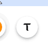Browser toolbar showing pinned wallet extension icons, with the active extension highlighted by a white circle