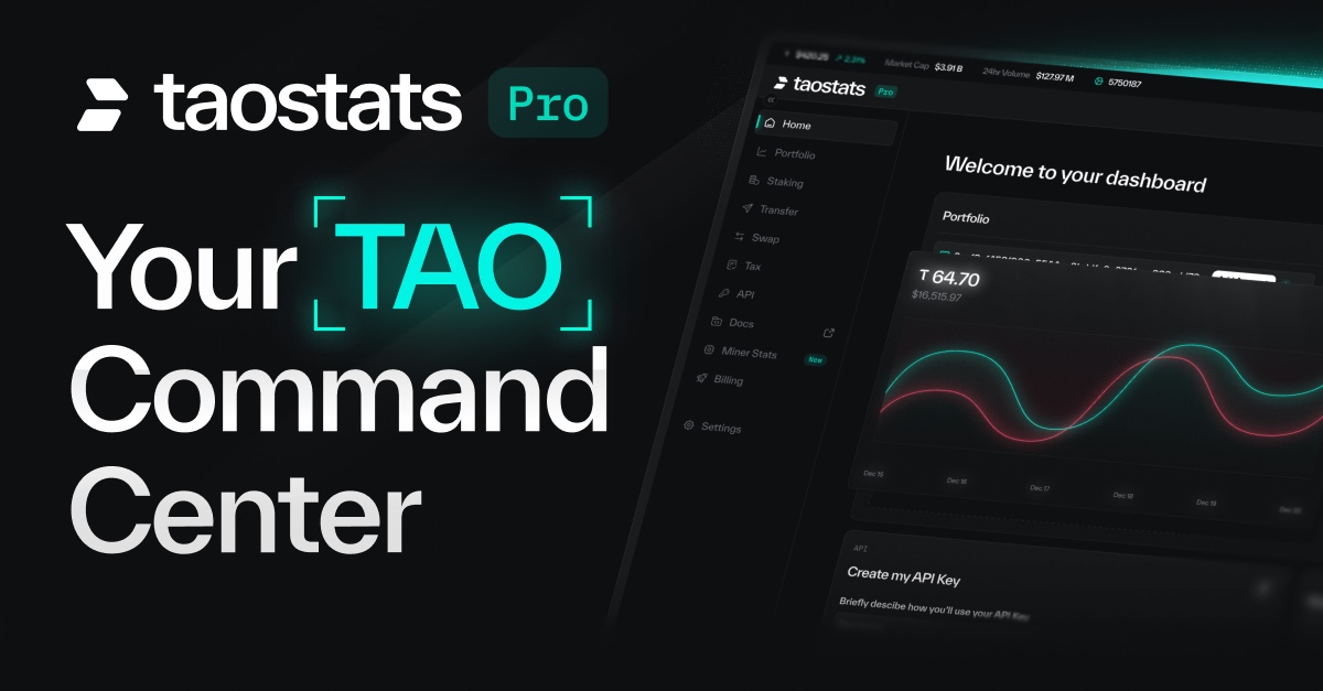 Taostats Dashboard & API